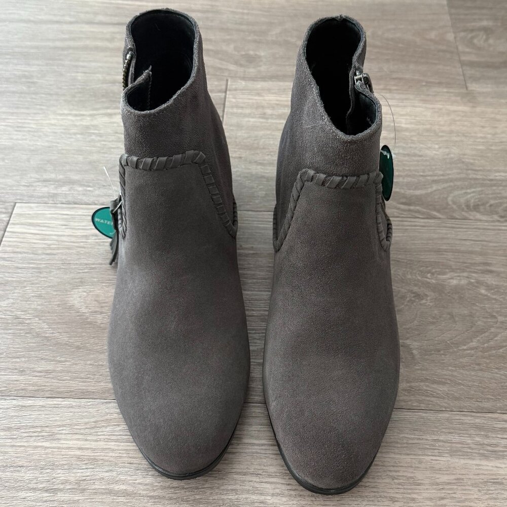 Jack Rogers Dylan Suede Boots Charcoal Size 11 New in Box